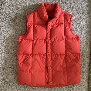 Boys Lands End down puffy vest.